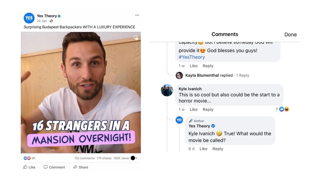 Social edia is all about engaging with your audiences. You can reply user's comments